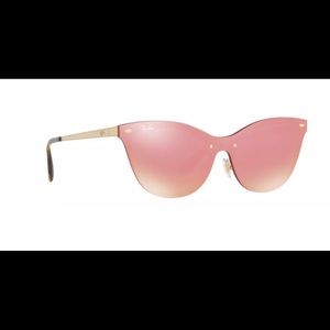RB3580n cat eye rose gold sunglasses